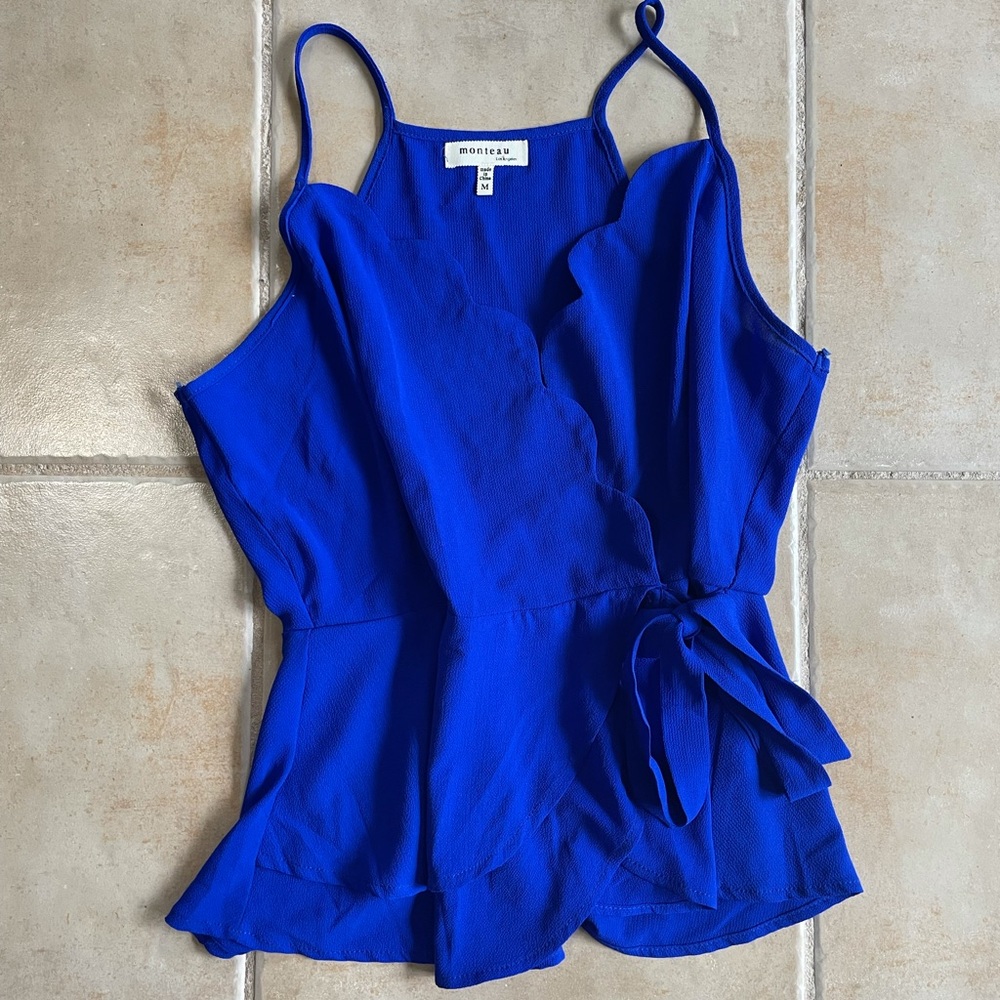 Monteau Peplum Top